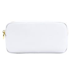 Classic Small Pouch Functional Rectangular Pouch For On-the-go, Portable Rectangular Cosmetic Bag, Functional Rectangular Cases For Daily Use, Portable White Rectangular Organizers, Portable White Cosmetic Bag For Travel, Functional Rectangular Cosmetic Bag For Daily Use, Functional Rectangular Case For On-the-go, Portable White Organizers For Everyday Use, White Portable Cases For Everyday