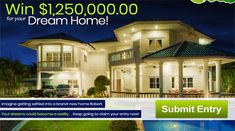 an advertisement for a real estate with the words $ 250, 000 for your dream home