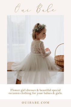 Discover the enchanting world of Oui Babe's flower girl & special occasion dresses, designed for little girls who shine. Find the perfect dress for your little one that'll make her feel like royalty on her special day. Modern Flower, Comfortable Fashion