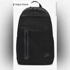 New With Tag Bookbag Black Nike Backpack For Daily Use Back To School, Nike Black Backpack For Daily Use, Nike Travel Backpack With Adjustable Strap, Nike Student Backpack, Nike Backpack For Travel And Back To School, Nike Backpack With Zipper Closure, Nike Standard Backpack With Zipper Closure, Nike Travel Backpack With Zipper Closure, Nike Casual Bags For Students