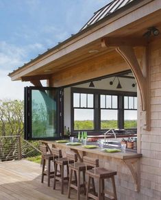 an image of a kitchen and living room in the same house with text that reads, create a cozy nook find used space and create a cozy