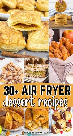 Air Fryer Desserts Recipes that can be made in just a few minutes. Air Fryer Oven Recipes Desserts, Desserts To Make In Air Fryer, Air Fry Deserts, Desert Airfryer Recipes, Easy Desserts Air Fryer, Good Air Fryer Recipes, Airfry Dessert Recipes, Air Fryer Deserts Recipes Easy, Baking Recipes Air Fryer