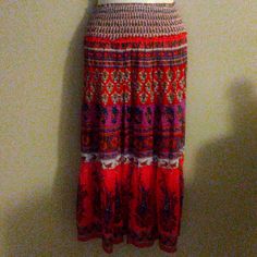 Brand New Hippie Style Hobo Skirt. ..Has Pinks, Reds, And Purples ..It's Large In Size ...33" Long Also Has A Pink Slip That Is Already In Skirt Bundle And Save 15% Off 3 Purchased Items Vintage Bridal Fashion, Maxi Pencil Skirt, Split Hem Skirt, Floral Print Maxi Skirt, Lularoe Maxi Skirt, Silk Maxi Skirt, Flowy Maxi Skirts, Hot Miami Styles, Maxi Skirt Boho