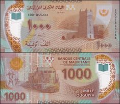 two different bills with arabic writing on them