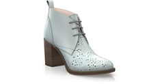 Block Heel Booties 4920 Blue Leather, New Shoes, Order Now, Block Heels, Ankle Boot, Ankle Boots, For Free, Boots, Heels