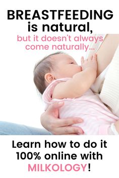 a woman holding a baby in her arms with the words breastfeeding is natural, but it doesn't always come naturally