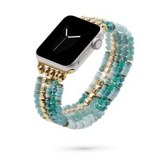 White And Light Blue Green Heishi Multicolored Multistrand Hypoallergenic Nickel Free Accessories Watch. Custom Glass Decorative Accent Beads Accents And Designed With Love In Texas. Size 6.25 - 7.25 Inches Circumference With Custom Sizing Available On Select Pieces. Bohemian Blue Apple Watch Band With Bracelet Strap, Bohemian Turquoise Adjustable Apple Watch Band, Blue Rectangular Bracelet Strap Apple Watch Band, Turquoise Apple Watch Band, Modern Blue Adjustable Apple Watch Band, Custom Apple Watch Bands, Acrylic Nails Almond Shape, Almond Shape, Nails Almond