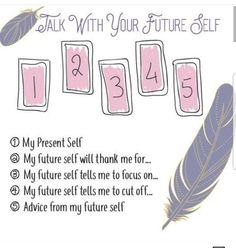 Reach out to your future, and your future self, using this spread. If you've ever thought about what you'd tell your past self if they asked, this is the spread for you, because you currently are your future self's past self. Now that we're all thoroughly confused about the process of linear time, use this spread to hone your focus in a way that will help your future, and your future self. The five cards in this spread are: 1. You, presently; 2. Something your future self will thank you for; 3. Numerology Horoscope, Tarot Book