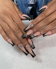 Chrome heart nail inspo black girl nails in 2022 Heart nails, Girls Heart Nails Black, Heart Nails Tutorial, Chrome Hearts Nails, Acrylic Nails Chrome, Chrome Nail Art, Black Acrylic Nails, Cherry Nails