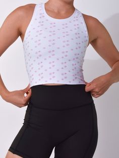 A crop top + pockets = your perfect summer running top. Meet the PR crop top, designed with a high neck and 2 back pockets to stash your energy gels or other small essentials. Unlined so you can choose your favorite sports bra to wear under it. Functional Summer Crop Top With Medium Support, Functional Crop Top For Summer Yoga, Breathable Cropped Top For Yoga, Breathable Cropped Yoga Top, Functional Crop Top For Yoga In Summer, Functional Yoga Crop Top For Summer, Summer Crop Top For Light Exercise, Breathable Functional Racerback Crop Top, Casual Cropped Sports Bra With Light Support