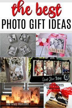 the best photo gift ideas for christmas and valentine's day from one crazy mom