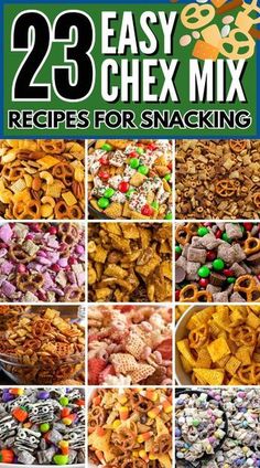 25 easy chex mix recipes for snacking