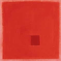 an orange square with a red rectangle in the center