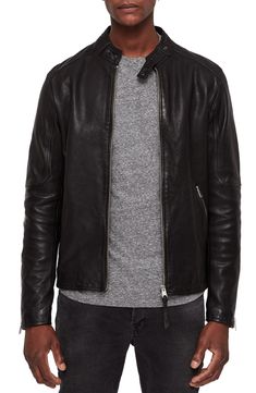 Slim Fit Jackets, Motorcycle Style, Moto Style, All Saints, Color Design, Leather Jacket, Jackets & Coats, Nordstrom, Slim Fit