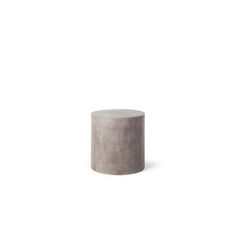 a concrete stool on a white background