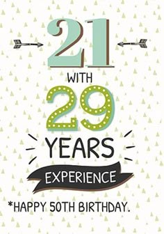 a happy birthday card with the number twenty years experience