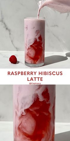 Raspberry Latte, Hibiscus Tea Recipe, Healthy Substitutes, Raspberry Puree, Iced Drinks Recipes, Christmas Home Decor Ideas, Refreshing Drinks Recipes