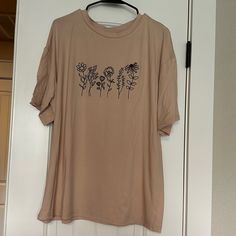 Nwot - Super Soft Oversized T-Shirt, 95%Polyester 5% Spandex Shein Tops, Oversized T Shirt, Black Tan, Oversized Tshirt, Black And Tan, Womens Tops, Tops & Tees, Spandex, Women Shopping