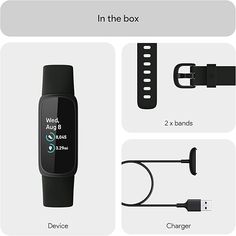 an info sheet shows the different types of electronic gadgets and devices used in the box