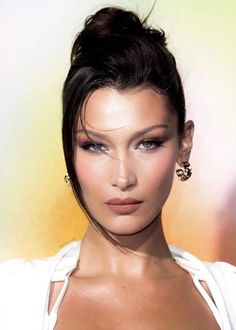 #bellahadidedit #bellahadidmakeup #bella #style #makeup #crochet #aesthetic #edit #keşfet #model #moda Bella Hadid Vibes, Bella Hadid Hair, Star Woman, Woman Inspiration, Birthday Makeup