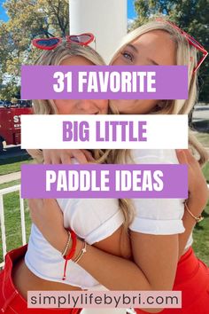 big little paddle ideas Big Little Paddles