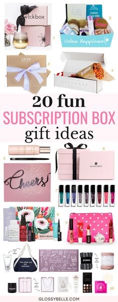 the box is full of gifts for women to give in their own giftboxs