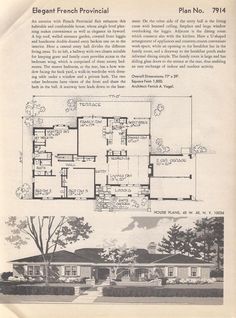 an old house with two floors and three rooms in it, including the first floor plan