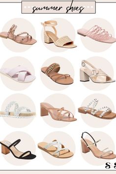 These summer sandals are all the best options for women whether you want fun colorful choices or more neutral pieces. There's everything from flat sandals to heeled sandals too so you can get the perfect style for you! These are all the best summer sandals for women at all different prices, styles, and summer 2021 shoe trends. There's womens flat sandals, womens heeled sandals, womens strappy sandals, and even more summer shoes for women! #sandals #summershoes Shoes For Women Sandals, Womens Flat Sandals, Summer Shoes For Women, Best Summer Shoes, Womens Strappy Sandals, Womens Sandals Summer, Perfect Style