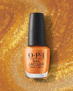 Sheer Nail Polish, Winter Glam, Sheer Nails, Opi Nail Colors, Orange Glitter, Glitter Nail Polish, Glitter Nail, Opi Nails, Nail Polishes