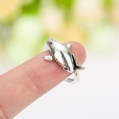 Unisex Shark Ring Is Adjustable To Fit Any Finger. Really Cute As A Pinky Ring. In New Condition With No Damage. Nwt Boutique Item Restocked 6 Available Want More Than One? Let Me Know & I Will Create A New Listing For You To Bundle. Shark Ring, Pinecone Necklace, Silver Shark, Forest Necklace, Message Necklace, Silver Opal Ring, Unique Gift Items, Pear Ring, Animal Rings