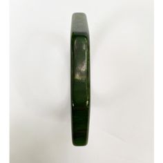 "1940s Bakelite bangle in \"creamed spinach\" green. Carved hexagon / octagon shape. The interior wrist opening is just over 2.5\" across. The walls are about 3/8\" high and 3/8\" thick. It is in great vintage condition with no damage to bakelite other than minor tiny scratches expected of vintage jewelry." Green Classic Bangle For Formal Occasions, Green Rectangular Bracelet For Formal Occasions, Green Rectangular Bracelets For Formal Occasions, Formal Green Rectangular Bracelets, Formal Green Rectangular Bracelet, Hexagon Bangle, Woodstock Ny, Chain Harness, Bakelite Bangles