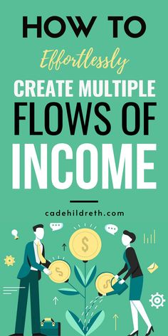 How to Effortlessly Create Multiple Flows of Income Passive Income Sources, Multiple Income, Money Management Advice, Financial Life Hacks, Multiple Streams Of Income, Money Making Hacks, Money Life Hacks, Blogger Tips