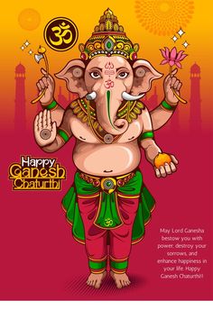 Happy Ganesh Chaturthi! Cute Vinayagar Images, Gowri Ganesha Images, Ganesh Pic, Ganesh Chaturthi Photos, Ganesh Chaturthi Greetings, Ganpati Photo, Travel Cartoon, Happy Ganesh Chaturthi Wishes, Cartoon Template