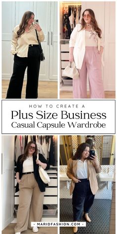 [AffiliateLink] Create A Versatile Business Casual Capsule Wardrobe With Our Guide For Plus Size Fashion. Discover The Perfect Pieces And Save This Pin For Stylish Work Outfits! Plus Size Business Casual Outfits | Business Casual Outfits | Business Casual Outfits For Women | Business Casual Outfits For Work | Business Casual Outfits For Plus Size | Plus Size Capsule Wardrobe | Plus Size Capsule Wardrobe 2024 | Plus Size Capsule Wardrobe Summer  | Plus Size #summerbusinesscasualoutfitsforwomenworkattiresummer Plus Size Business Casual Capsule, Casual Outfits For Plus Size, Capsule Wardrobe Plus Size, Wide Leg Pants Outfit Work, Business Casual Capsule Wardrobe, Plus Size Business Casual, Plus Size Business Attire, Business Casual Capsule, Plus Size Capsule Wardrobe