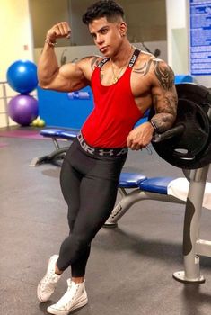 Casual Mens Outfits, Outfits Asian, Bodybuilding Clothing, Muscle Hunks