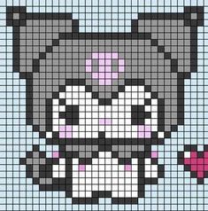 an image of a cross stitch pattern with a cat