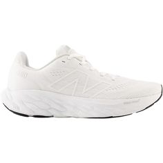 New Balance Women's 880 V14 Running Shoe White/Silver Metallic/Sea Salt W880W14 New Balance White, Running Routine, White Running Shoes, New Balance Fresh Foam, New Balance Women, Running Shoe, White Silver, Sea Salt, New Balance