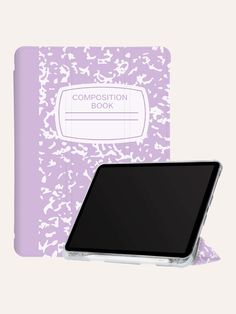 the composition book is designed to look like an ipad