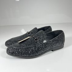 Brand new unworn no box. Mens Black Glitter Dress Shoe Loafer Prom 12M US. Black Prom Shoes Men, Prom Shoes Men, Shoes For Prom, Hoco Shoes, Prom Shoes Black, Black Glitter Dress, Prom Men, Mens Black Dress Shoes, Black Dress Shoes