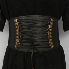 Steampunk belt : improve your steampunk look with this glamorous wide black waistband Material: PU leather, metal Highlights the waistline Recommended waist circumference: 25.59-33.46in | 65-85cm Gothic Leather Corset Belt, Black Steampunk Corset Belt For Halloween, Black Fitted Belt For Night Out, Gothic Fitted Corset Belt With Belt Loops, Black Steampunk Corset For Festival, Steampunk Black Corset For Festivals, Steampunk Corset Belt For Halloween Party, Gothic Corset With Belt For Cosplay, Edgy Black Belt For Night Out