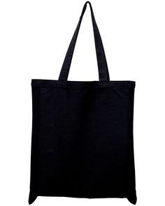 12 oz. Cotton Canvas; 20 self-fabric handles; Non-branded label/tag; 15 x 16 Totes Bags Design, Plain Tote Bag, Black Canvas Bag, Black Side Bag, Black Canvas Tote Bag, Tods Bag, Style Moodboard, Simple Tote, Bag Business