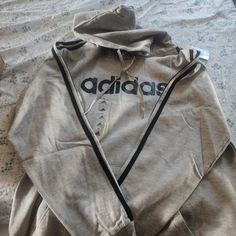 This Is A Brand New Extra Large Gray Adidas Hoodie. Adidas Sportswear Sweatshirt With Drawstring Hood, Adidas Athleisure Sweatshirt With Drawstring Hood, Adidas Sportswear Hoodie With Drawstring Hood, Adidas Hoodie With Drawstring Hood, Adidas Outerwear With Drawstring Hood For Streetwear, Sporty Sweatshirt With Drawstring Hood For Cold Weather, Athleisure Long Sleeve Hoodie For Cold Weather, Adidas Hooded Long Sleeve Jacket For Streetwear, Sporty Hoodie Sweatshirt For Cold Weather