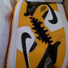 Black And Gold Jordan Nikes Size: 11.5 Air Jordan 1 Mid Taxi, Jordan 1 Mid Taxi, Black And Gold Jordans, 2022 Sneakers, Mid Top Shoes, Nike Air Jordan 1 Mid, Nike Tennis Shoes, Nike Tennis, Nike Air Jordan 1