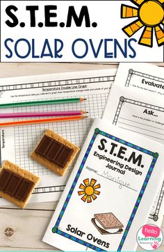 Elementary students in 3rd, 4th and 5th grade will love this fun STEM activity where they build a solar oven and cook a more. This easy to use resource is the perfect team building science challenge for spring and summer. It incorporates reading, writing, math and science.  Students will use the engineering design process and use a pizza box to create a solar oven that will generate enough heat to melt a marshmallow and chocolate to cook a more.  Your kids will love taking learning outdoors! Coordinate Grid, Building Science, Solar Oven, Hello Design, Engineering Design Process, The Scientific Method, Science Reading