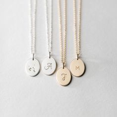 Florence is one of our largest personalized pendants - 12x18mm and ready to inscribe with your favorite initial or illustrated design. Oval Necklace, Necklace Rose Gold, Personalized Pendant, Necklace Rose, Oval Pendant, Gold Material, Chain Styles, Your Story, Gold Vermeil