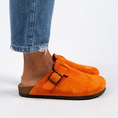 Halloween Gift for Women, Halloween Leather Clogs Sandals for Women, Suede Leather Clogs for Women, Orange Handmade Leather Clogs Sandals - Etsy Orange Shoes Women, Clogs Sandals, Clogs For Women, Leather Sandals Handmade, Orange Shoes, Elegant Dinner, Clog Sandals, Open Toed Heels, Best Gifts For Her