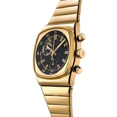 1970s Style, Watch Model, Retro Inspired, Gold Black, Chronograph, All Products, York City, Classic Style, New York City