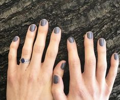 Anticipation - Nail Polish by Dazzle Dry – Dazzle Dry Nails Gray With Purple Undertones, Slate Nails, Dark Grey Nails, Gray Nail Polish, Dazzle Dry, Gray Nail, Grey Nail Polish, Cruelty Free Nail Polish, Dry Nail Polish