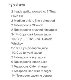 the ingredients for an apple cider recipe are shown in black and white, with text on