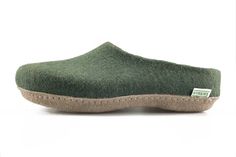 If you are between sizes, we suggest sizing up Felted wool Naturally tanned leather soles Molded sole providing a cozy fit and arch support Handmade in Kyrgyzstan These slippers are crafted by hand using felting techniques that are centuries old. Durable leather soles, ample arch support, and cozy felted wool make these house shoes the ultimate hygge accessory. Treat your feet after a long day. Care: Wool felt wicks moisture and resists odor. If you need to clean your slippers, spot or dry clean Slippers With Arch Support, Handwritten Gifts, Wall Decor Storage, Felt Slippers, Felted Slippers, Wool Slippers, Vegan Gifts, Quick Gifts, Designer Slippers